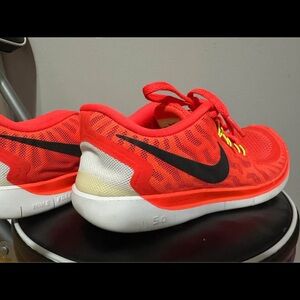 Nike Kids Red and Black Sneakers